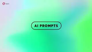 Opera introduces AI Prompts & GPT-based services in sidebar