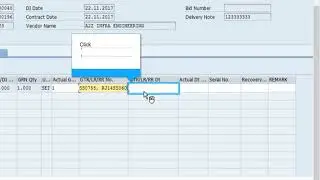 Material Receipt Recovery (MRR) - custom process