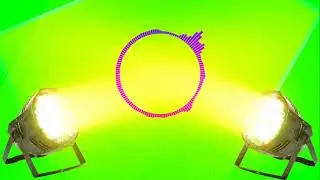 ग्रीन स्क्रीन इफेक्ट डीजे DJ lighting green screen effect DMX lights green screen