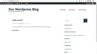 How to create Pages & Custom Link in Wordpress