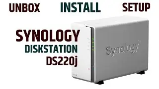 Unboxing and setup of the Synology DISKSTATION DS220j 