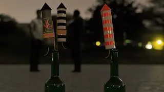 How to model fireworks in Blender!