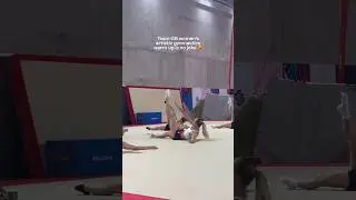 Artistic gymnastics is a workout! 🥵️ #gymnastics