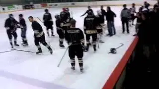 Bauer vs Lokomotiv fight in Youth tournament Riga