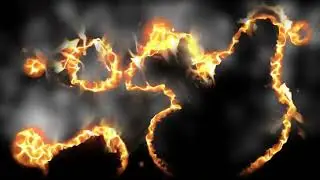 Black Screen Fire Effect | Paper Fire