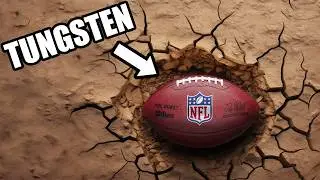 World's Heaviest Football Crushes Helmets