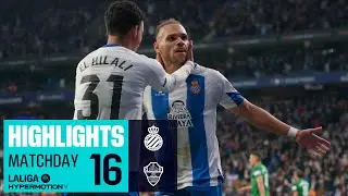 Highlights RCD Espanyol vs Elche CF (2-0)