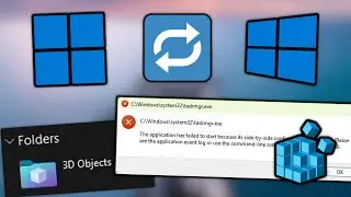 Swapping Windows 11's and Windows 10's Registries