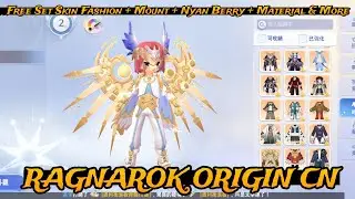 Ragnarok Origin CN P-server - Free Set Skin Fashion + Mount + Nyan Berry + Border + Material & More