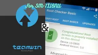 How to root and install twrp on SM-T116NU