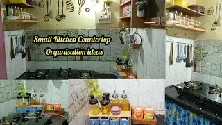 KITCHEN Countertop makeover | DIY for  Oil dispenser | Space saving Tips