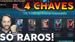 ULTRA PESADELO APENAS COM CAMPEÕES RAROS | Raid Shadow Legends