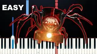 CHOO CHOO CHARLES ANIMATED RAP SONG -Smile- rockit music feat. danbull (EASY Piano Tutorial)