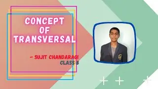 TRANSVERSAL, PARALLEL LINE by SUJIT CHANDARGI | alternate angle corresponding angle VOA