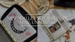 NEW Wallet Setup and Happy Mail! | Decorating My Cash Binders | KraftedByKoko Fall Collection
