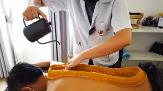 ASMR | Ancient INDIAN AYURVEDA MASSAGE Therapy for Spine & Back Muscle Pain