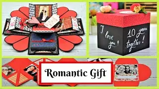 Cutest Anniversary Gift Idea for boyfriend | Romantic Explosion Box by Giulia's Art