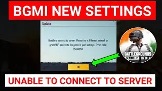 BGMI unable to connect to server please try a different network settings🔥BGMI Unable To Connect Fix