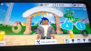 Купил аттракцион в Roblox ￼режим theme park tycoon 2