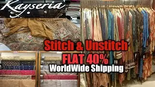 Kayseria Sale Stitch and Unstitch Collection flat 40 off 2021