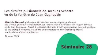 S28-Les circuits pulsionnels de Jacques Schotte vu de la fenêtre de Jean Gagnepain-Maurizio Badanai