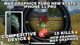 iPhone 11 Pro Test Pubg New State🔥 | After Update No Recoil | Clear Pochinki A13 Bionic Max Graphic
