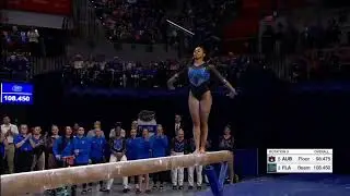 Sloane Blakely Beam Florida vs Auburn 2023 9.875