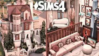 Pancakes Family House | Townhouse | No cc | The sims 4 | Stop motion Speed build