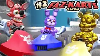 CARRERAS de FNAF con iTown, Inuya y Pepe | Faz-Karts Racing #2 - GG Games