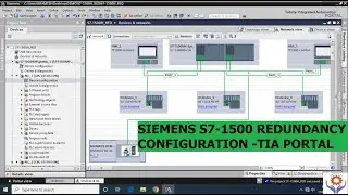 SIEMENS S7-1500  REDUNDANCY CONFIGURATION -TIA PORTAL | SIMATIC S71500 R/H SYSTEM | A COMPLETE GUIDE