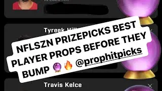 NFLSZN PRIZEPICKS BEST PLAYER PROPS | NFL SZN PLAYER PROPS PICKS FOR 2023