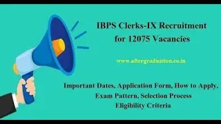 IBPS Clerk 2019 Registration Begins For 12075 Vacancies