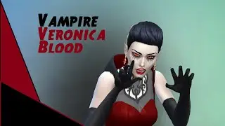 The Sims 4║Create a Sim║No CC║Vampire Veronica Blood