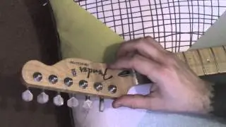 How To String Your Guitar So It Stays In Tune - Guitar Set Up Tips
