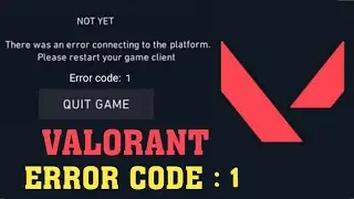 VALORANT HATA KODU VAL 1 YADA YENİDEN BAŞLATMA HATASI (%100 ÇÖZÜM)