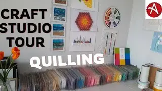 Quilling Craft room tour | Quilling organisation and more