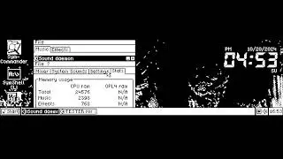 [don't watch this!] SoundDaemon plays music on an Amstrad NC200