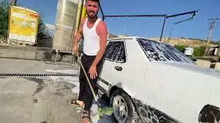 TOFAŞ ŞAHİN PETROLDE ARABA YIKAMA POV SÜRÜŞ SS MAGNUM EGZOZ ARAGAZ