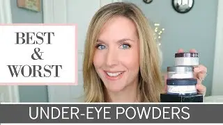 The BEST UNDER EYE SETTING POWDERS for MATURE Skin | TEXTURE | FINE LINES | OVER 40