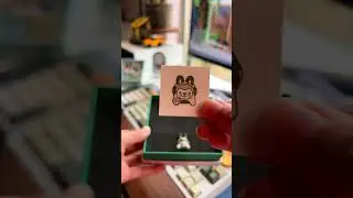 unbox namong matcha keycap with me! 🍵 #shorts