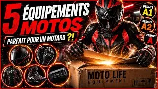 5 ÉQUIPEMENTS MOTOS : PARFAIT POUR UN MOTARD EN 2025 ? 🤔