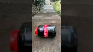 Crushing Crunchy & Soft Things ! Breaking glass bottles ⚠️🔥 