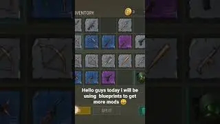 Using blueprints to unlock mods in Ldoe 