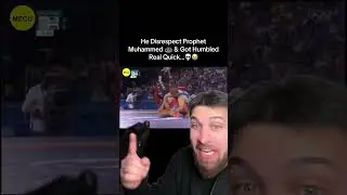 Christian Disrespects Prophet Muhammad ﷺ & Look What Happens…☪️😱😳 #islam #muslim #humbled #shorts