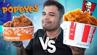 KFC X POPEYES - QUAL TEM O MELHOR FRANGO FRITO?