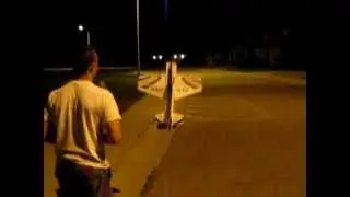 Hovering HobbyKing/Nitroplanes 3D Hawk for 4.5 min. Straight, at night!