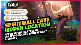 Spiritwall cave hidden location and puzzle [Hidden achievement] 5.0 Genshin Impact
