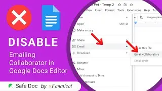 Disable Emailing Collaborators In Docs Editors | Google Workspace for Education | Xfanatical