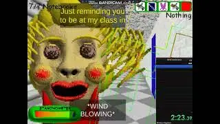 Baldi's Basics Plus speedrun 