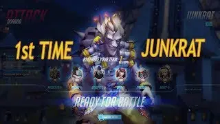 First time playing Junkrat in OVERWATCH